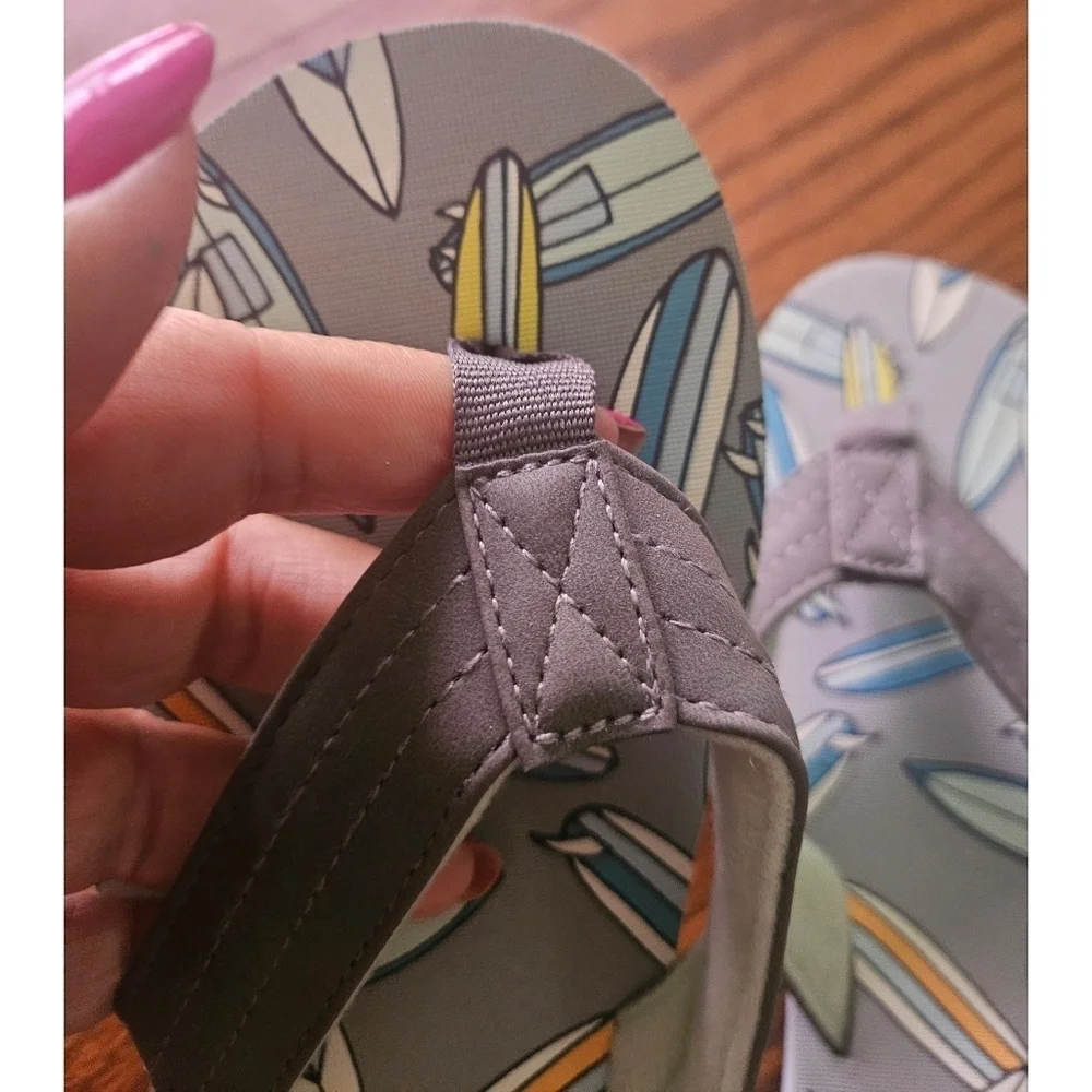 Cat & Jack Youth Boy Surfboard Flip Flops